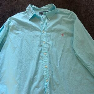 Ralph Lauren Men's Light Blue Casual Shirt